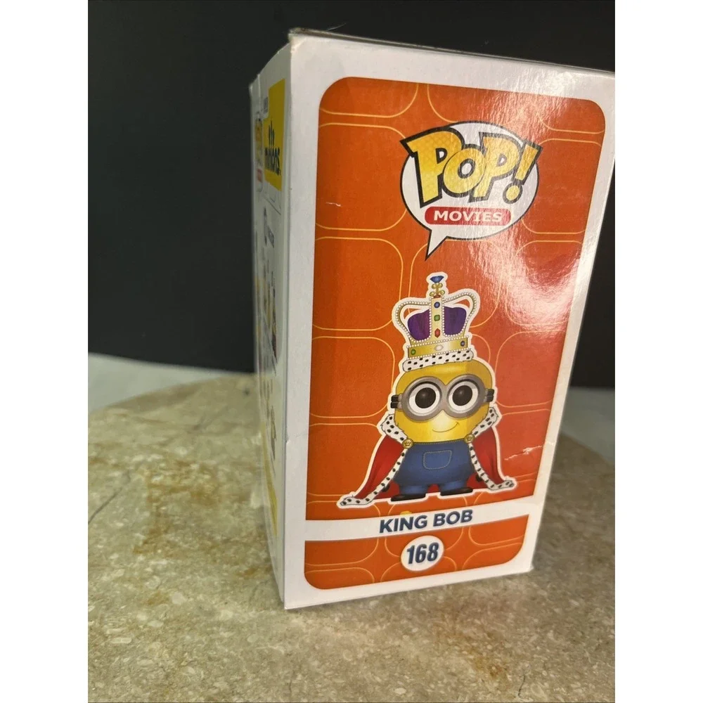 Funko Pop Movies Minions King Bob #168 Vinyl Figure New Sealed Collectible